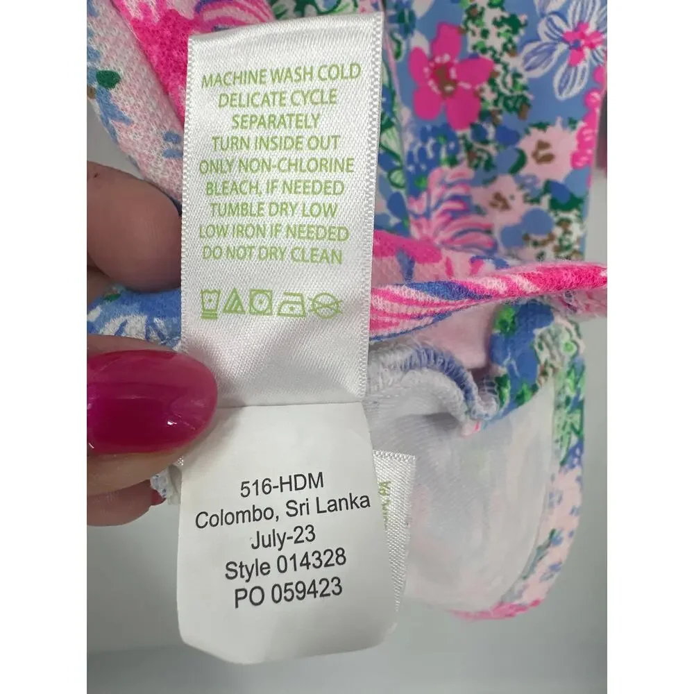 LILLY PULITZER Lil Soiree All Day Shift Dress Size medium (6-7) Bright Pink